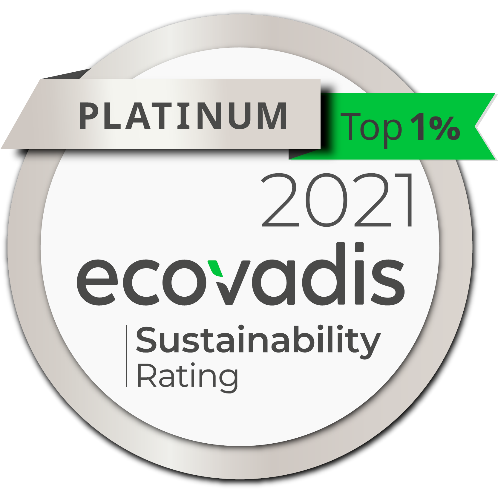 ECOVADIS 2021, Statut Platinum